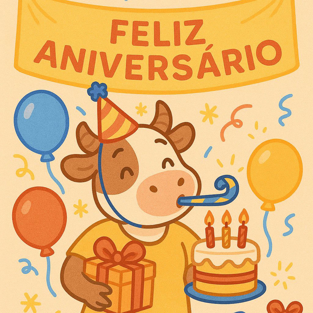 Mascote Aniversário